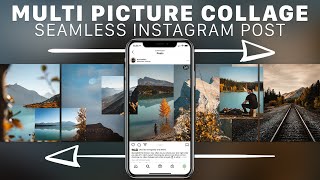 Easy SEAMLESS Instagram Carousel Collage [upl. by Redep610]