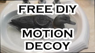 Free DIY Motion Duck Decoy [upl. by Adnylg447]