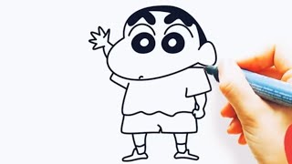 How to draw ShinChan step by step  Pencil sketch ShinChan Nohara yo yo [upl. by Hewitt]