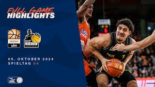 ratiopharm ulm vs MHP RIESEN Ludwigsburg  Full Game Highlights  Spieltag 04 202425 [upl. by Pratt]