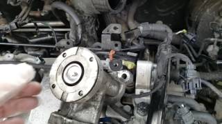 Kia Sportage EGR Valve removal and Refitting [upl. by Loos]