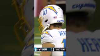 Texans Pick Six vs Chargers [upl. by Hollenbeck]