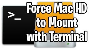 Force an External Mac Drive to Mount via Command Line Terminal Commands in Mac OS X [upl. by Noeruat]