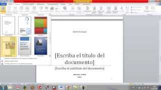 Como hacer presentacion en word [upl. by Peregrine]