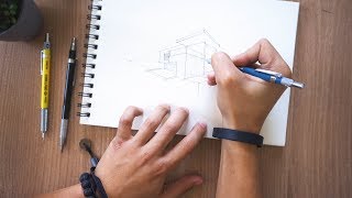 Top 6 Architecture Sketching Techniques [upl. by Llemar]