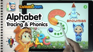 Make ABC Writing amp Phonics Fun with Dave and Ava Captioned [upl. by Adyeren364]