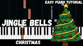 Christmas  Jingle Bells Easy Piano Tutorial [upl. by Harac]