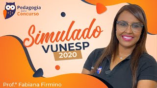 Conhecimentos Pedagógicos VUNESP 2020  Pedagogia para Concurso [upl. by Anen]