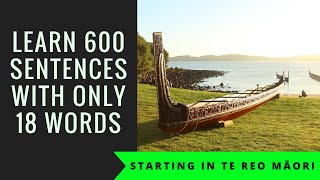 Learn 600 sentences with just 18 words in te reo Māori  MAORI LANGUAGE FOR BEGINNERS [upl. by Adamik]