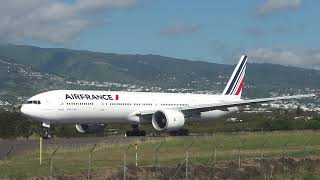 Décollage 30Boeing 777300 Air France  RUNFMEE [upl. by Omle457]