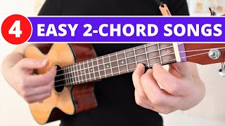 Easy 2 Chord Songs Beginner Ukulele Tutorial [upl. by Olram]