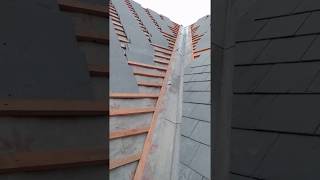 How to cut roof Slates for a valley [upl. by Pratt]