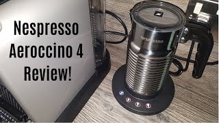 Nespresso Aeroccino 4 Milk Frother Review  Worth upgrading from the Aeroccino 3 [upl. by Elocen227]