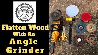 How to use Your Angle Grinder on Wood [upl. by Tyoh]