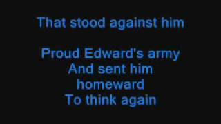 Flower of Scotland singalong lyrics [upl. by Alegnat246]