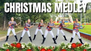 CHRISTMAS MEDLEY  Dance Workout  Mstar x Danza Carol Angels [upl. by Ashien]