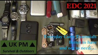 EDC Update 2021  Everyday Carry Essentials  Better to have and not to need…  My EDC pocket dump [upl. by Googins]