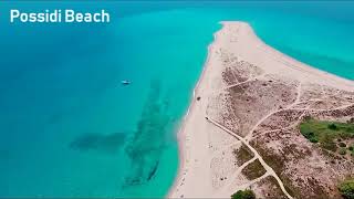 Kassandra Halkidiki Greece  7 Most Beautiful Beaches HD [upl. by Derej]