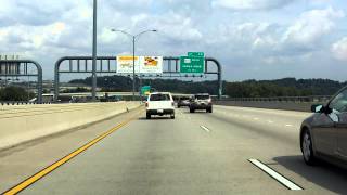 Capital Beltway Interstates 95495 Exits 1 to 4 northboundouter loop Local Lanes [upl. by Nomihs]