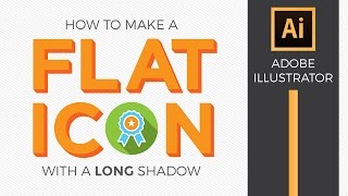 Adobe Illustrator How to make a Flat Icon Tutorial  Graphic Design How to [upl. by Kauppi]