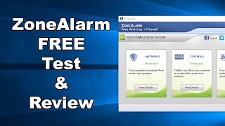 ZoneAlarm Free Antivirus Test amp Review 2019  Antivirus Security Review [upl. by Daeriam]