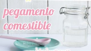 Cómo hacer pegamento comestible [upl. by Nigem]