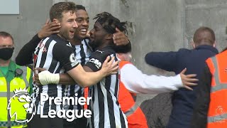 Joe Willock grabs Newcastle edge v Sheffield United  Premier League  NBC Sports [upl. by Ybreh]