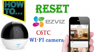 EZVIZ camera reset [upl. by Lottie]