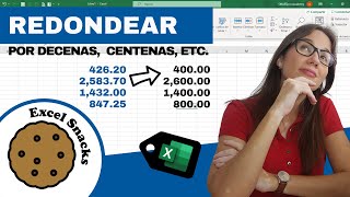 Aprende a redondear por Decenas Centenas etc en EXCEL [upl. by Sapienza]