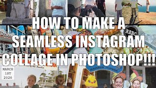 Seamless Instagram Swipe Collage  TUTORIAL [upl. by Amliw438]