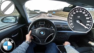 BMW E82 125i 270 HP German Autobahn  POV Test Drive [upl. by Christina]