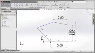 Tech Tip SOLIDWORKS 2015 Tutorial  Improved Angle Dimensioning [upl. by Egedan469]