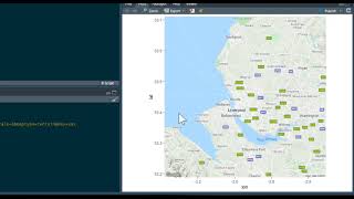 R tutorial Mapping data on to a google map using ggmap part 1 [upl. by Noxas]