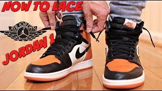 3 WAYS HOW I LACE amp STYLE MY JORDAN 1 [upl. by Roselba]