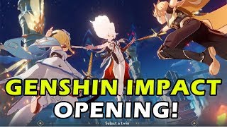 Genshin Impact Opening Cutscene English [upl. by Lough]