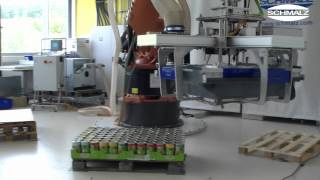 Vacuum Layer Gripping System SPZMC for Palletizing and Depalletizing Product Layers  Schmalz [upl. by Enileuqcaj]