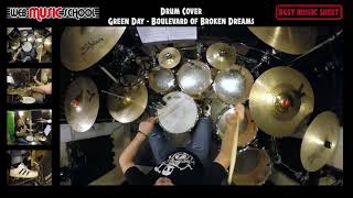 Green day  Boulevard Of Broken Dreams  DRUM COVER [upl. by Ranitta]