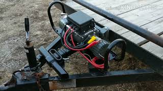 Harbor Freight 12000 winch install removable [upl. by Shae]