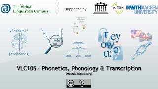 VLC105  Phonetics Phonology amp Transcription [upl. by Akinehs]