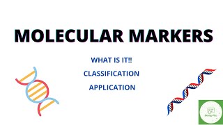 What are MOLECULAR MARKERS  Dominant and codominant markers Whats their use in Molecular Biology [upl. by Cob]