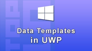 Xaml Data Template Binding in UWP Windows 10 App Development [upl. by Ceevah781]