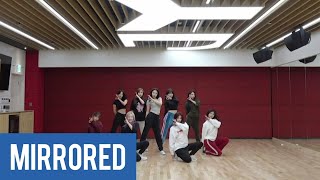 Mirrored TWICE  YES or YES Dance Practice Video [upl. by Ranie]