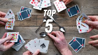 TOP 5 BEST CARD GAMES OF ALL TIME [upl. by Ahsilam38]