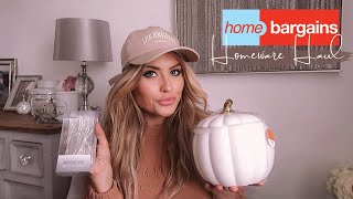 NEW IN HOME BARGAINS SEPTEMBER 2022  AUTUMN HOMEWARE HAUL [upl. by Eelac]