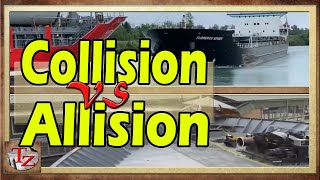 Allision VS Collision  Maritime Knowledge  Maritime terms  Maritime English  Tough Zygian [upl. by Atinehs]