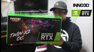 Inno3D GeForce RTX 3060 Ti TWIN X2 OC  Unboxing  Features [upl. by Alekal]