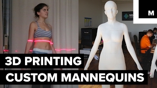 3D printed lifelike mannequins [upl. by Nelon170]