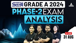 SEBI Grade A Analysis  SEBI Grade A Phase 2 Analysis  SEBI Grade A 2024 Phase 2 Analysis [upl. by Sorilda781]