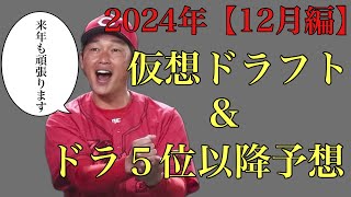 【12月編】2024年仮想ドラフトampドラ5位指名以降予想【完結編】 [upl. by Iram460]