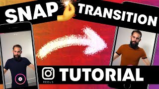 How to do transitions in Instagram Reels  SnapJump Cuts [upl. by Amlev418]